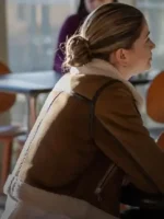 Left Behind Sarah Fisher Suede Jacket Side Close-Up