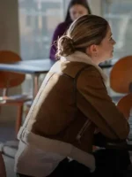 Left Behind Sarah Fisher Suede Jacket Side View