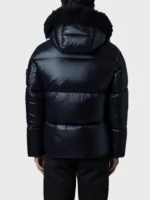 Mackage Black Puffer Jacket Back View