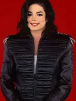Man In The Mirror Michael Jackson Leather Jacket Close-Up View