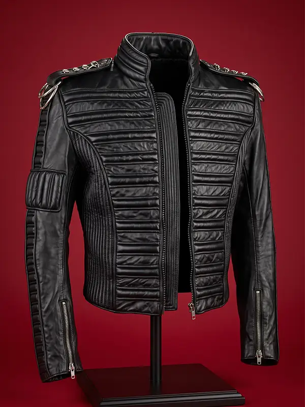 Man In The Mirror Michael Jackson Leather Jacket View Look