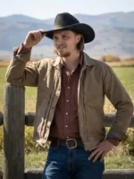 Marshals Luke Grimes Cotton Jacket Front View