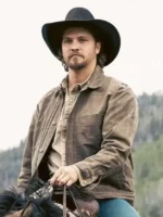 Marshals Luke Grimes Cotton Jacket Side View