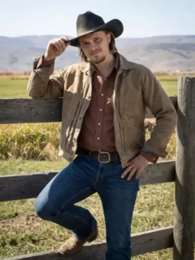 Marshals Luke Grimes Cotton Jacket View Look