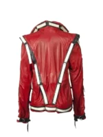 Michael Jackson Bad Tour Thriller Leather Jacket Back View
