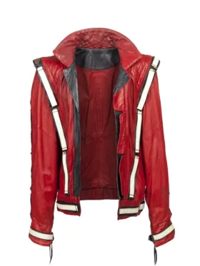 Michael Jackson Bad Tour Thriller Leather Jacket View Look