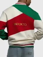 Morocco FIFA World Cup Colorblock Jacket Back View