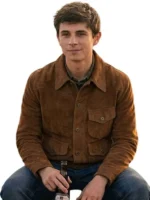 My Life with the Walter Boys Alex Walter Suede Jacket Front Look