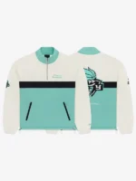 NY Liberty Twin Flame Windbreaker Jacket Front Back View