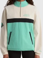 NY Liberty Twin Flame Windbreaker Jacket Front View