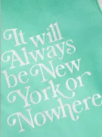 NY or Nowhere Liberty Motto Varsity Jacket