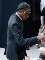 Side view of Odyssey New York Premiere Travis Scott Suit featuring a streamlined profile, premium fabric, and tailored construction