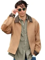 Odyssey Premier Robert Pattinson Jacket showcasing premium fabric, quality craftsmanship, and a structured modern fit