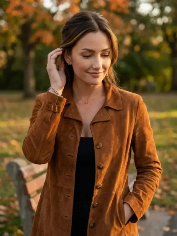 Ransom Canyon Quinn OGrady Suede Jacket Front View