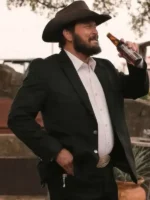 Rip Wheeler Dutton Ranch Black Blazer Side View