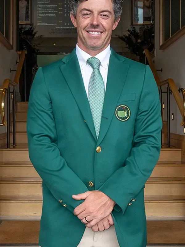 Rory Mcilroy Green Jacket Wimbledon Front View