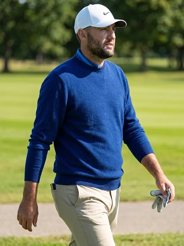 Scottie Scheffler 2026 Genesis Scottish Sweatshirt featuring comfortable fabric and modern golf-inspired sportswear styling