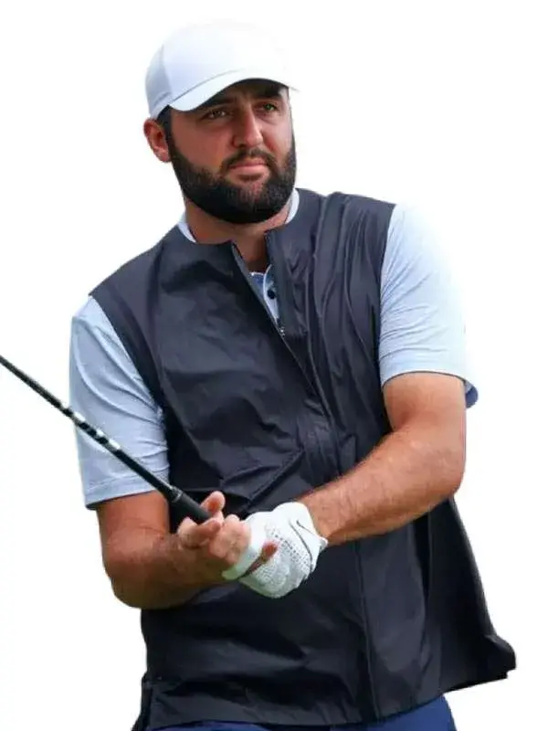 Scottie Scheffler RBC Heritage Black Vest View Look