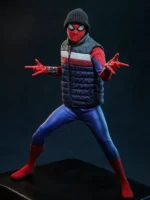 Spider Man New Day Puffer Vest featuring lightweight quilted padding, modern superhero inspired styling, and everyday comfort