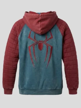 Spider-Man Quilted Sleeve Raglan Hoodie
