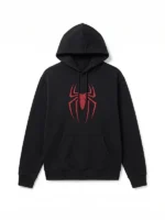 Front look of Spiderman Tom Holland And Zendaya Hoodie featuring a relaxed fit and Spider-Man inspired casual styling