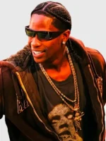 TOMA Football Event Travis Scott Jacket Close-Up View
