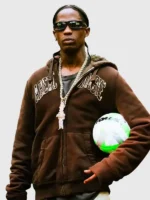 TOMA Football Event Travis Scott Jacket Design View