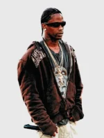 TOMA Football Event Travis Scott Jacket Side View