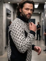 The Boys S05 Mr Marathon Printed Bomber Jacket Side View