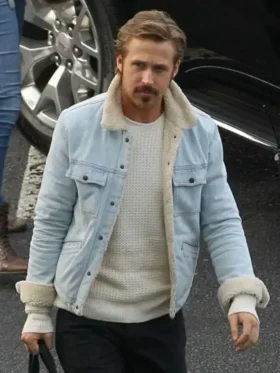 The Nice Guys Ryan Gosling Fur Jacket Front View