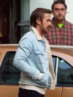 The Nice Guys Ryan Gosling Fur Jacket Side View