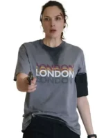 Front view of The Runner Gal Gadot London T-Shirt featuring clean front detailing, premium cotton fabric, and a comfortable fit