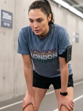 The Runner Gal Gadot London T-Shirt featuring premium cotton fabric, refined craftsmanship, and a comfortable modern fit