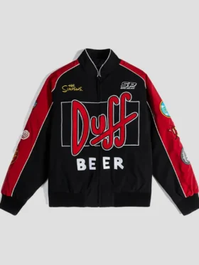 The Simpsons x Shoe Palace Duff Man Racing Jacket