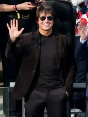 Tom Cruise Los Angeles World Cup Blazer styled with a modern silhouette, premium construction, and polished formal appeal
