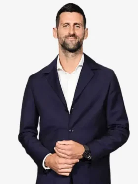 Wolf In Winter Novak Djokovic Navy Suit Front Look