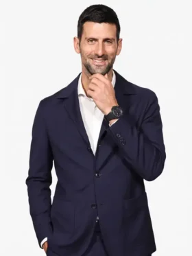 Wolf In Winter Novak Djokovic Navy Suit Outfit