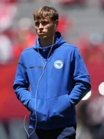 Front view of World Cup 2026 Bosnia Herzegovina Hoodie featuring clean front detailing, soft fleece fabric, and a relaxed fit