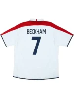 Back view of World Cup 2026 Cruz Beckham England Shirt featuring a clean athletic silhouette and England football inspired styling