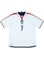Front view of World Cup 2026 Cruz Beckham England Shirt featuring England football inspired styling, premium fabric, and a classic supporter design