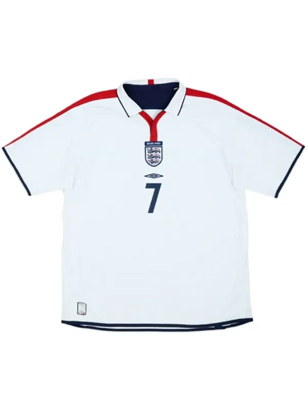 Front view of World Cup 2026 Cruz Beckham England Shirt featuring England football inspired styling, premium fabric, and a classic supporter design