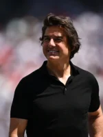 World Cup Closing Ceremony Tom Cruise T-Shirt featuring a relaxed fit, short sleeves, and a clean event-inspired design