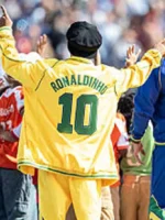 World Cup Ronaldinho Final Halftime Jacket Back View