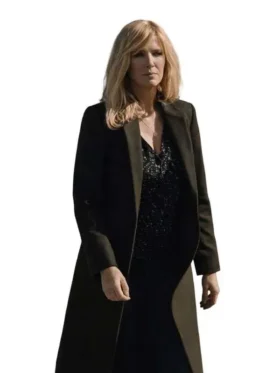Yellowstone S04 Beth Dutton Wool Coat Front View