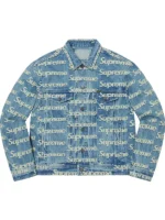 Supreme Frayed Logos Denim Trucker Jacket | TV Jackets