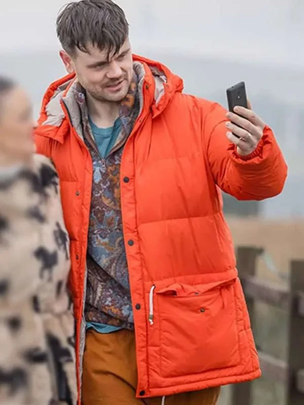 Brassic Tom Hanson Puffer Hooded Jacket Front Look Brassic Tom Hanson Puffer Hooded Jacket Front Look