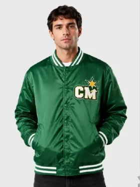 CM Punk Minnesota North Stars Satin Jacket