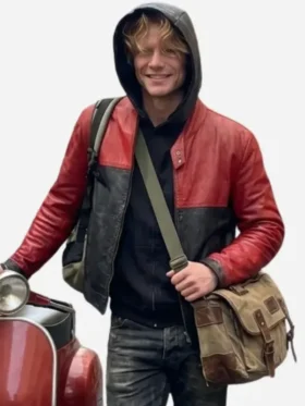 Clayface Tom Rhys Harries Leather Jacket Front Look