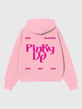 Katseye Desert Pink Zip-Up Hoodie