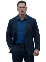 Matchbox the Movie John Cena Black Suit Close-Up View